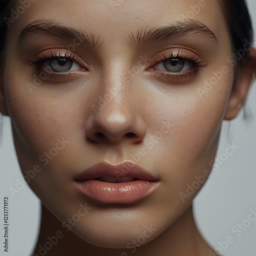 close up portrait of a woman