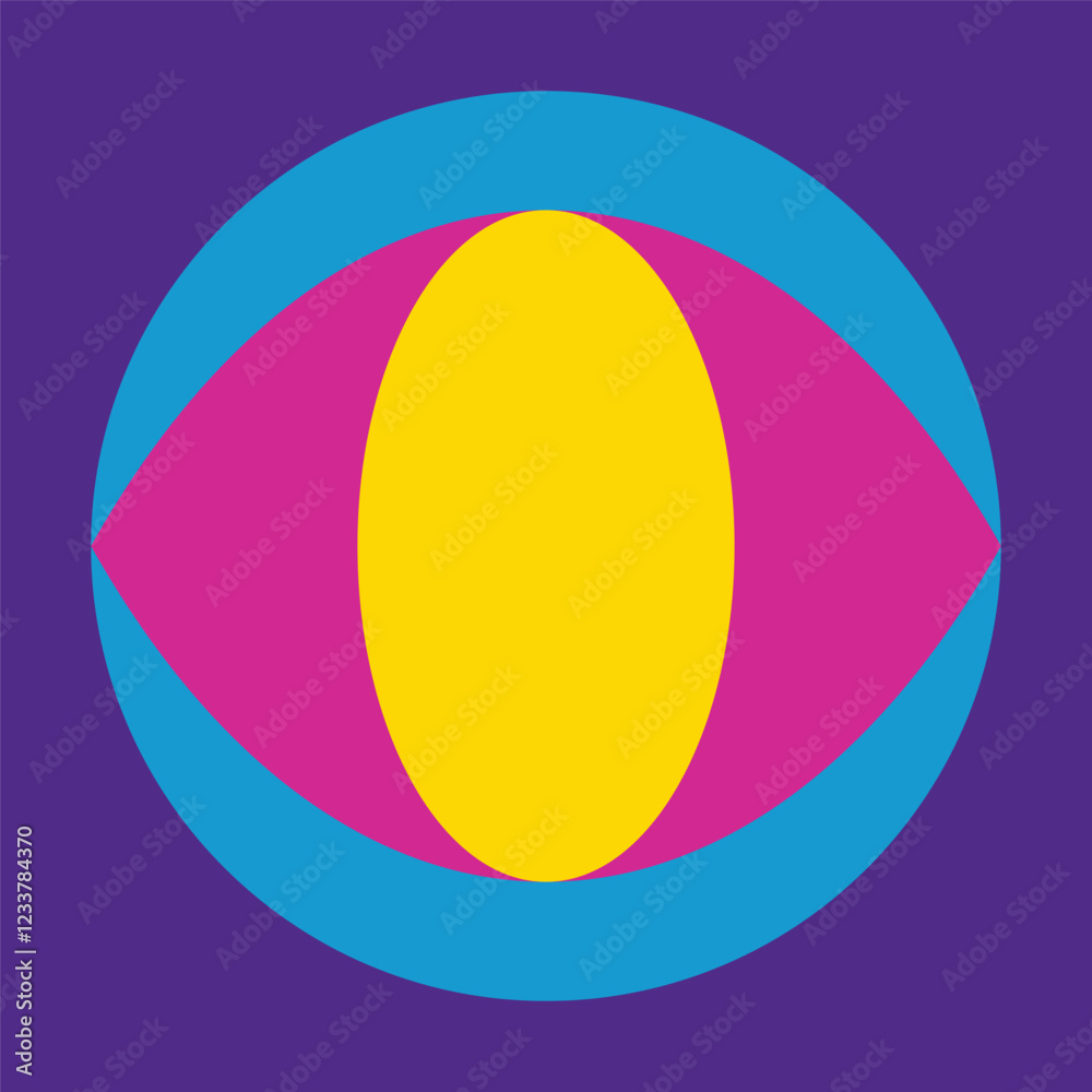 Abstracts geometric shape with colorfully Abstracts geometric shape with colorfully