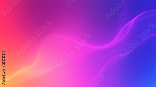 Wallpaper Mural background theme color for wallpaper Abstract Blurred Gradient Background in Dark Key. Blue, Violet, Yellow, Red Torontodigital.ca