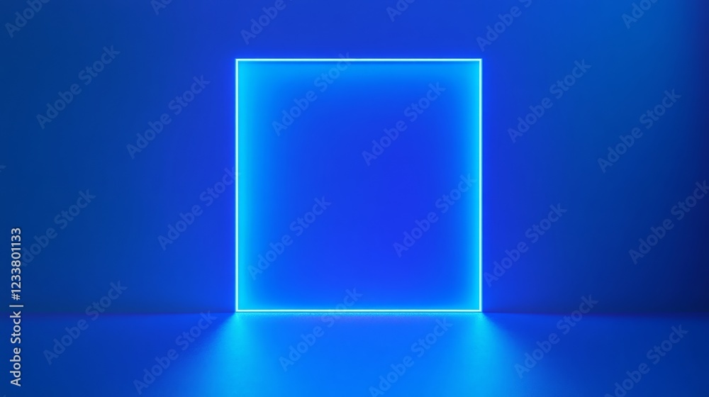 blue background glowing in the middle for ads