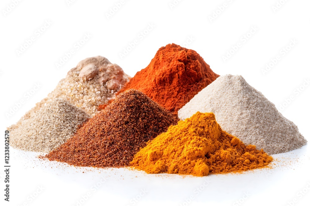 Culinary treasures a close-up journey through vibrant spices and food photography Culinary treasures a close-up journey through vibrant spices and food photography