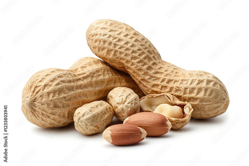 The journey of peanuts from agricultural harvest to nourishing table photography