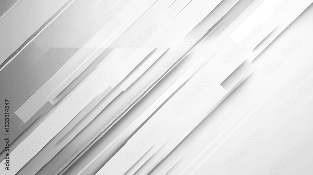 Obraz premium White Minimalist Abstract Background created with, abstracts White and Gray Background with Lines for Space Design Concept 