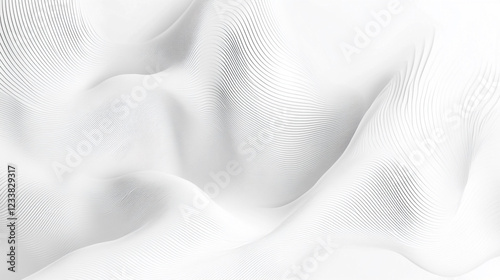 Wallpaper Mural Modern white abstract textures with flowing shapes and soft bubbles, Abstract white mountains texture background. White gray texture that is white panorama background  Torontodigital.ca