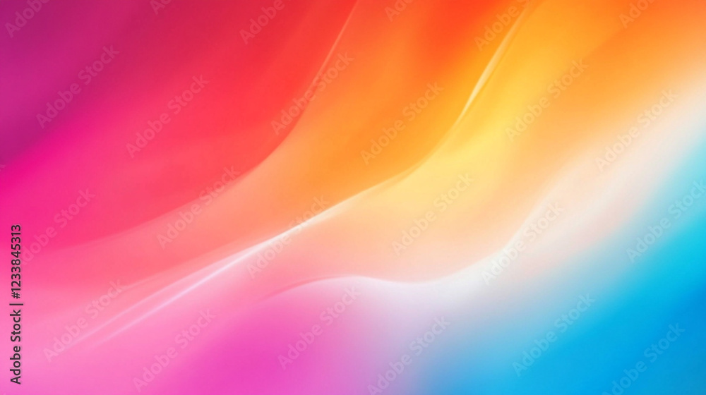 Soft pastel color gradient blurred texture background, Abstract blurred gradient background in bright colorful smooth illustration