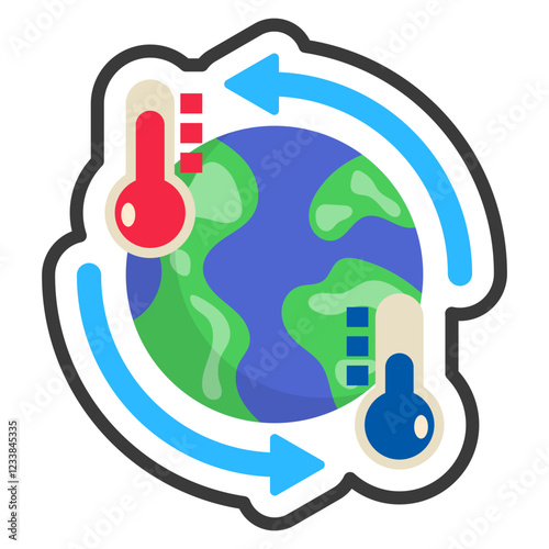 Climate Change Sticker