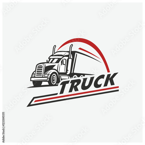 Professional Trucking Company Emblem
