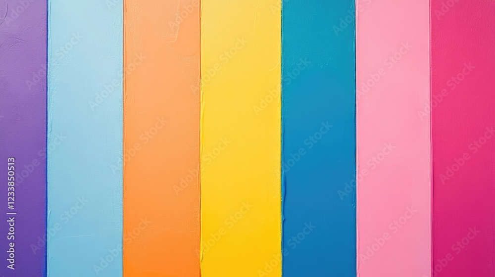 Vibrant Stripes of Colorful Paint Palette with Ample Copy Space for Creative Design and Art Projects Vibrant Stripes of Colorful Paint Palette with Ample Copy Space for Creative Design and Art Projects