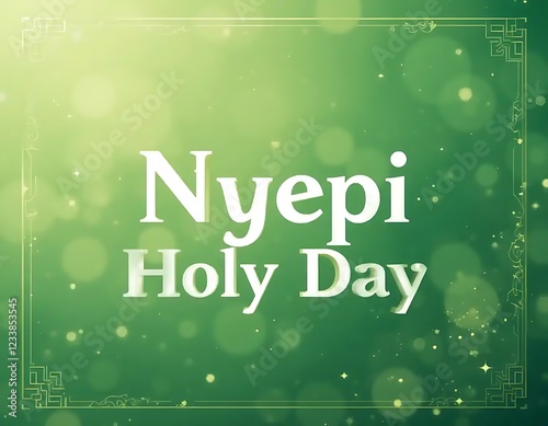 'Nyepi holy day' photo