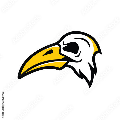 toucan with a beak isolated
