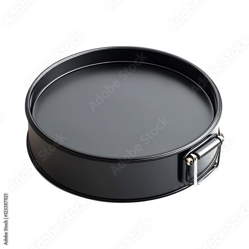 Stylish Springform Cake Pan with Durable Latch Isolated on Transparent Background photo