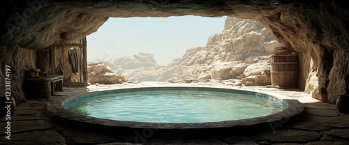 Cave Pool: Oasis Serenity in Mountains