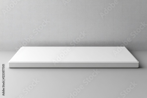 Wallpaper Mural White Platform Displays Products Cleanly Torontodigital.ca