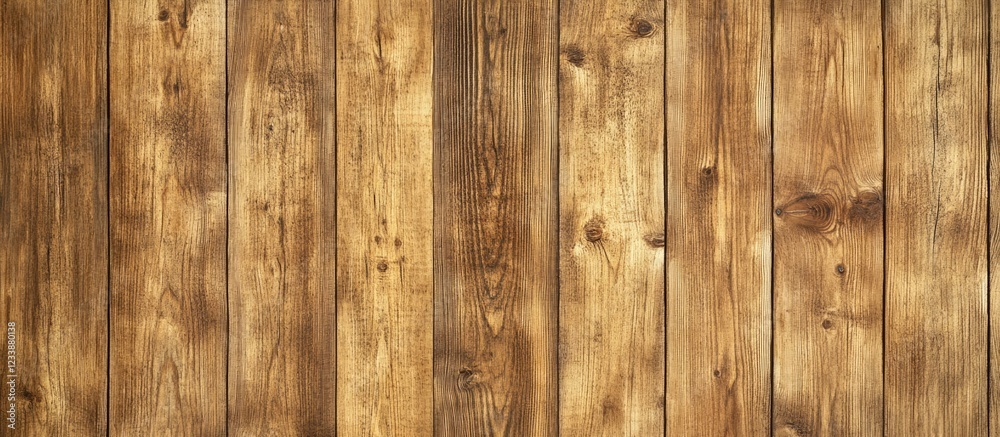 Fototapeta premium Wooden texture background with vertical planks and natural grain patterns suitable for design projects Copy Space