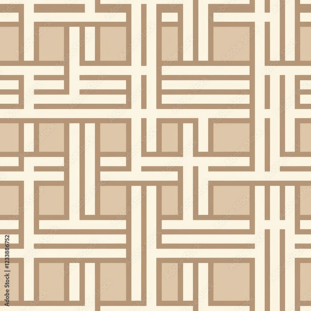 Naklejka premium Grid pattern backgrounds brown line.
