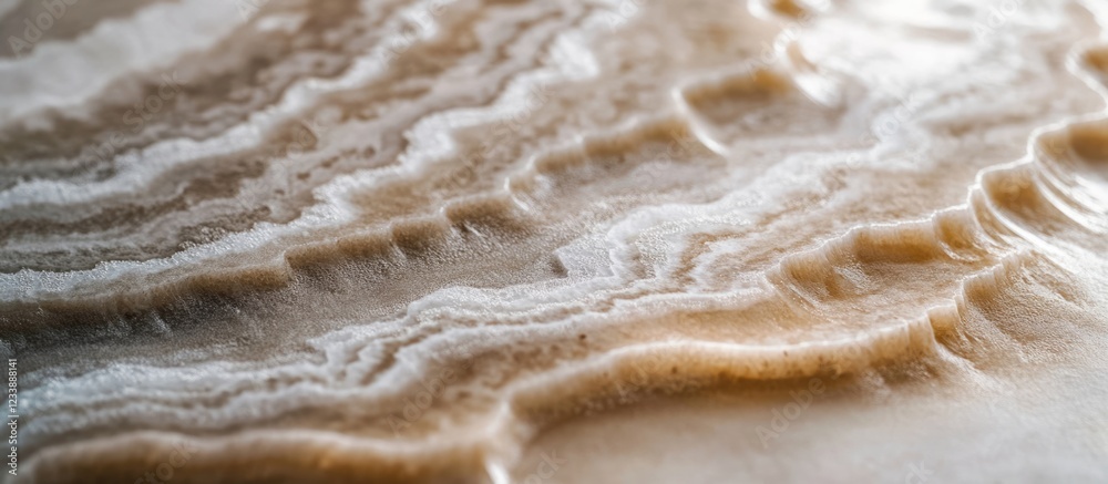 Natural textured surface of layered mineral deposition in neutral tones suitable for background or design use Copy Space Natural textured surface of layered mineral deposition in neutral tones suitable for background or design use Copy Space