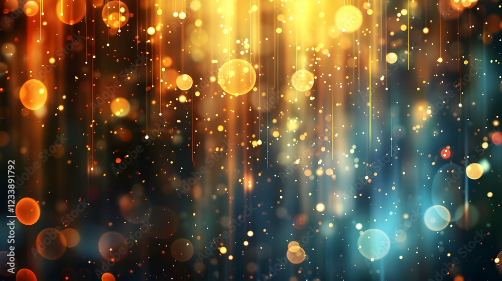 A vibrant abstract background featuring colorful bokeh and light effects. A vibrant abstract background featuring colorful bokeh and light effects.