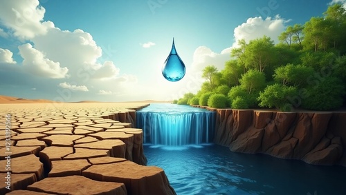 Symbolic Representation of Water Scarcity and Environmental Dichotomy