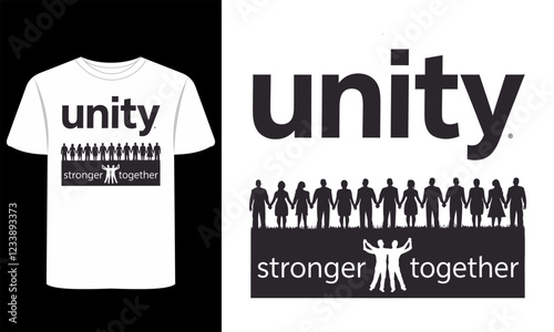 Unity & Street wear T-Shirts Vector Graphic Designs