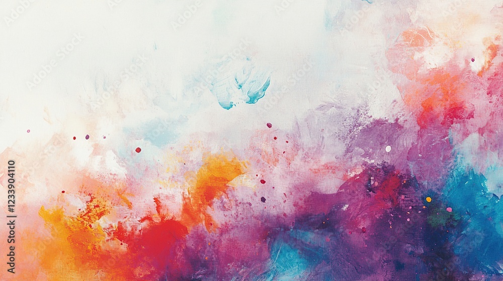 Obraz premium Abstract colorful paint splash texture background