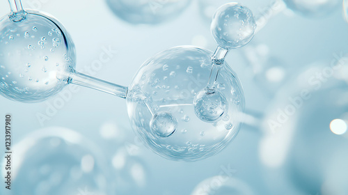 Wallpaper Mural Innovations in medicine Abstract Molecular DNA virus Structure, minimalism Torontodigital.ca