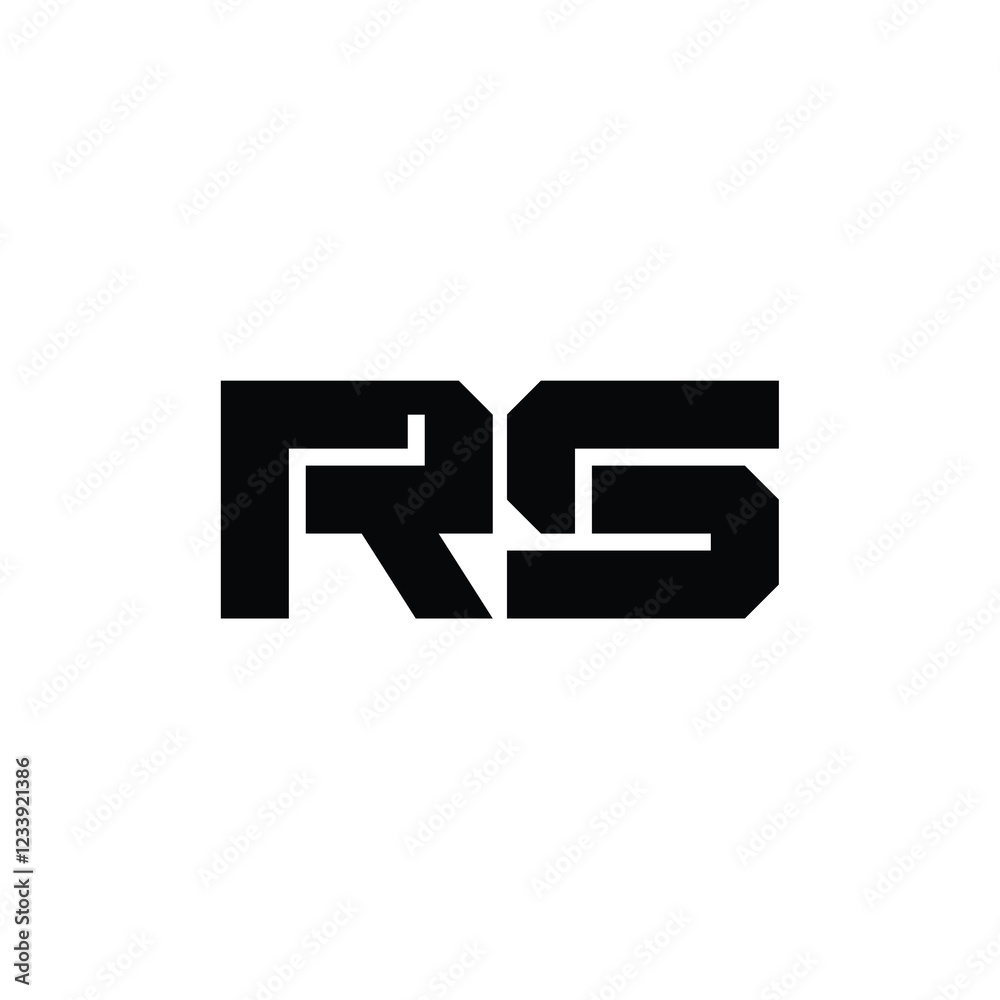 RS monogram logo design letter text name symbol monochrome logotype alphabet character simple logo RS monogram logo design letter text name symbol monochrome logotype alphabet character simple logo