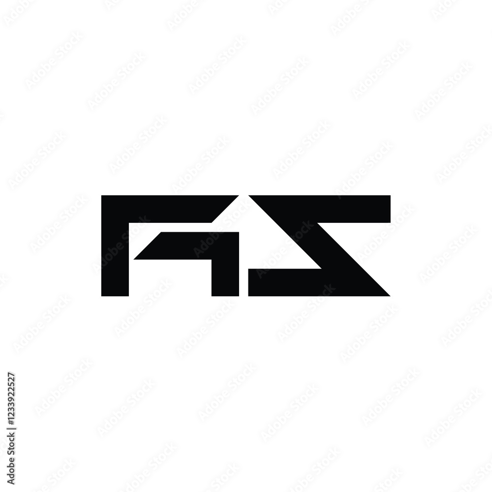 RS monogram logo design letter text name symbol monochrome logotype alphabet character simple logo RS monogram logo design letter text name symbol monochrome logotype alphabet character simple logo