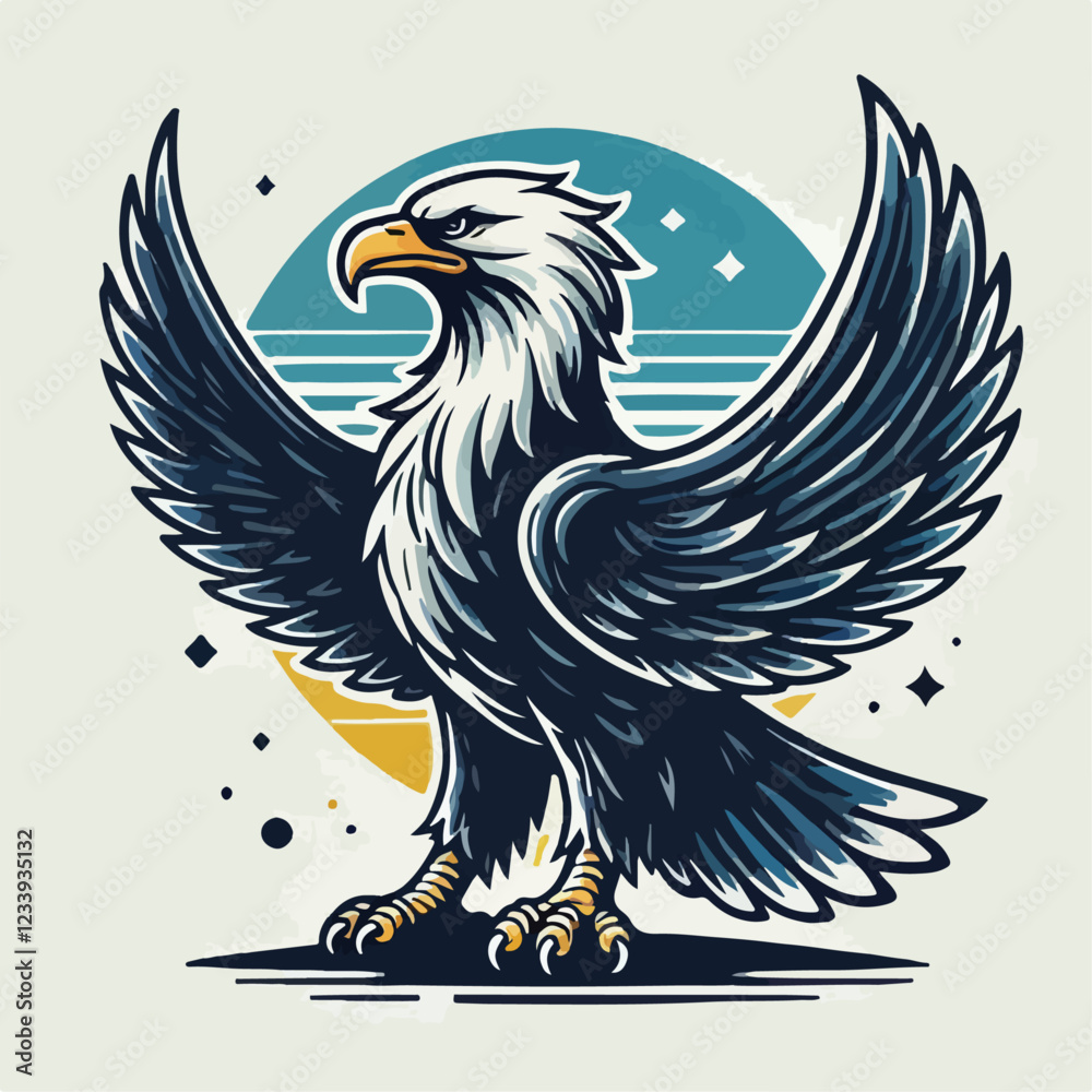 Obraz premium eagle with wings