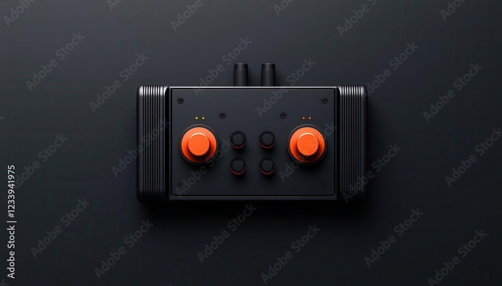 Fototapeta premium music production mastering editing. Dynamic range controllers preserving punch and detail while refining overall loudness