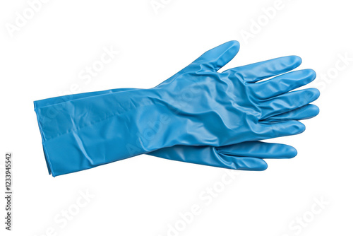 rubber glove isolated on white