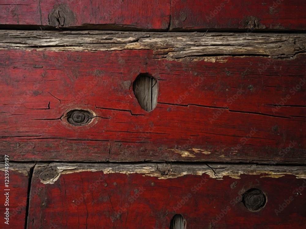 Rustic red wooden planks with weathered texture Rustic red wooden planks with weathered texture