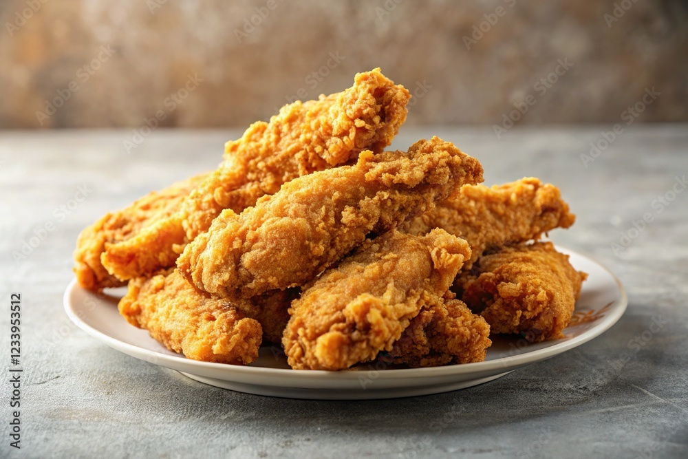 Deep-Fried Chicken Fingers: A Culinary Delight Captured in Stunning Detail Deep-Fried Chicken Fingers: A Culinary Delight Captured in Stunning Detail