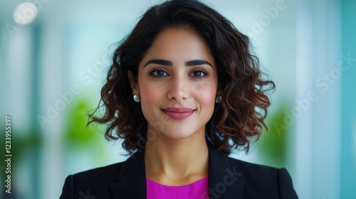 Career development thrives through professional networking, mentorship, and strategic growth. Confident woman in professional attire smiling indoors. Free Download Career development thrives through professional networking, mentorship, and strategic growth. Confident woman in professional attire smiling indoors. - GFXLoad