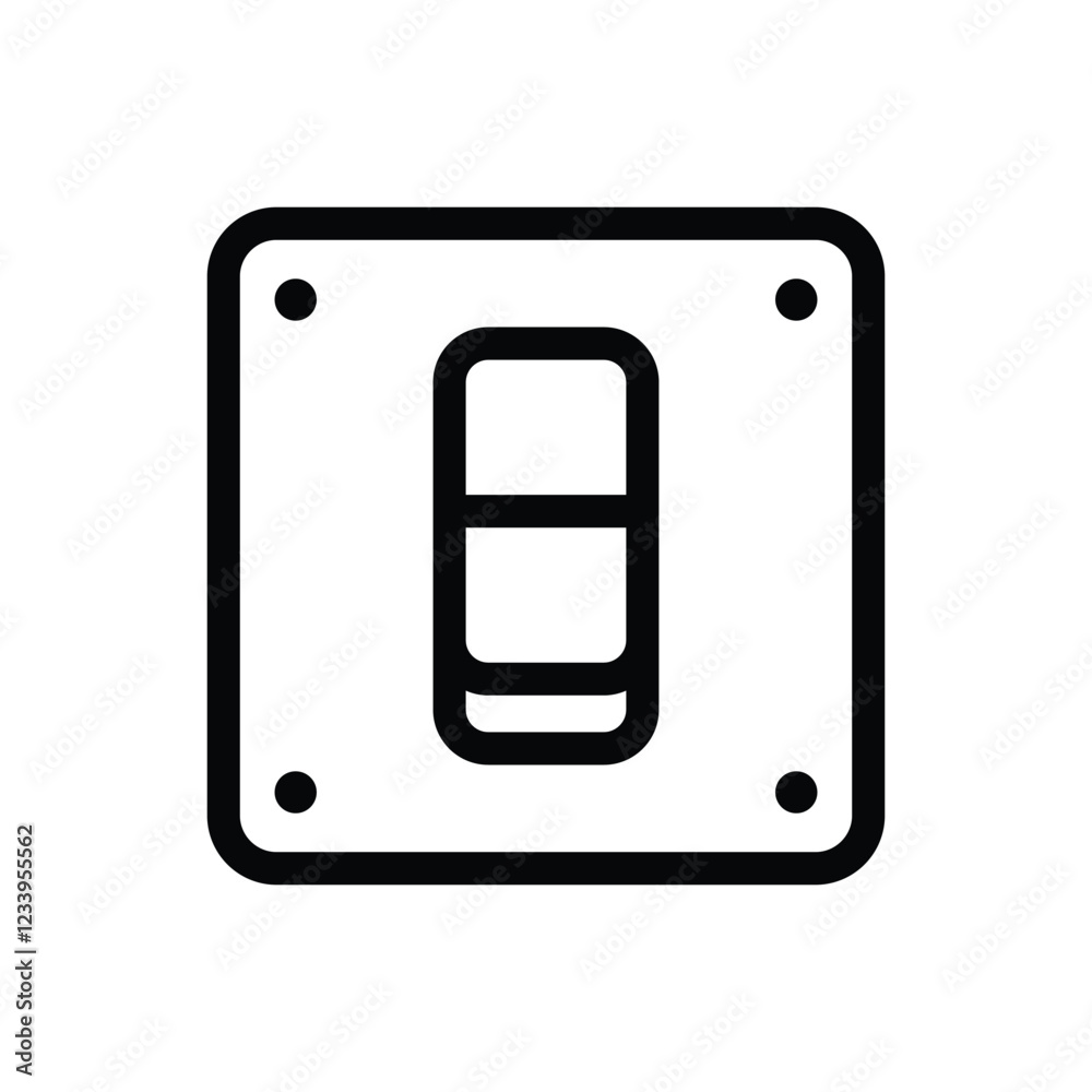 light switch icon design vector template light switch icon design vector template