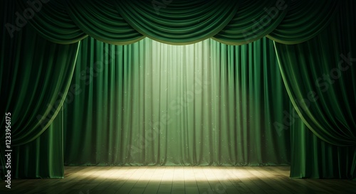 Wallpaper Mural stage with curtains and spotlight Torontodigital.ca