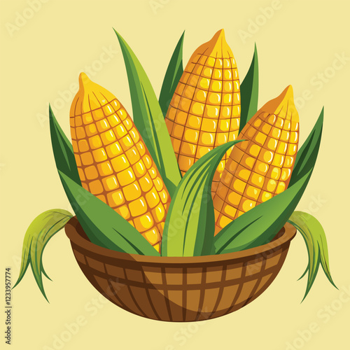 corn on the Cob happy corn Maize Seed with Corn Plant with Cobs
