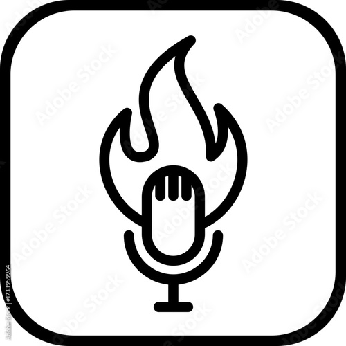 Insight Inferno vector icon style