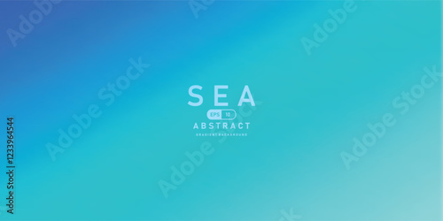 Sea gradient background with smooth blue and turquoise tones creating calming effect