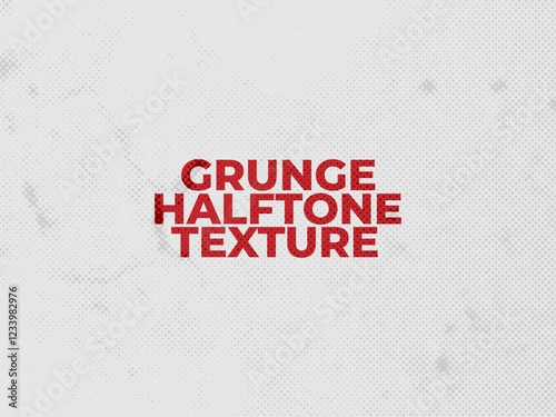 Abstract Grunge Halftone Dot Texture, Edgy Grunge Halftone Texture with Abstract Dots, Background element design