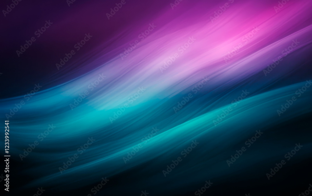 Fototapeta premium Abstract Color Background with Light Lines. Generative AI