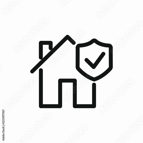 house security protection guard icon vector sign