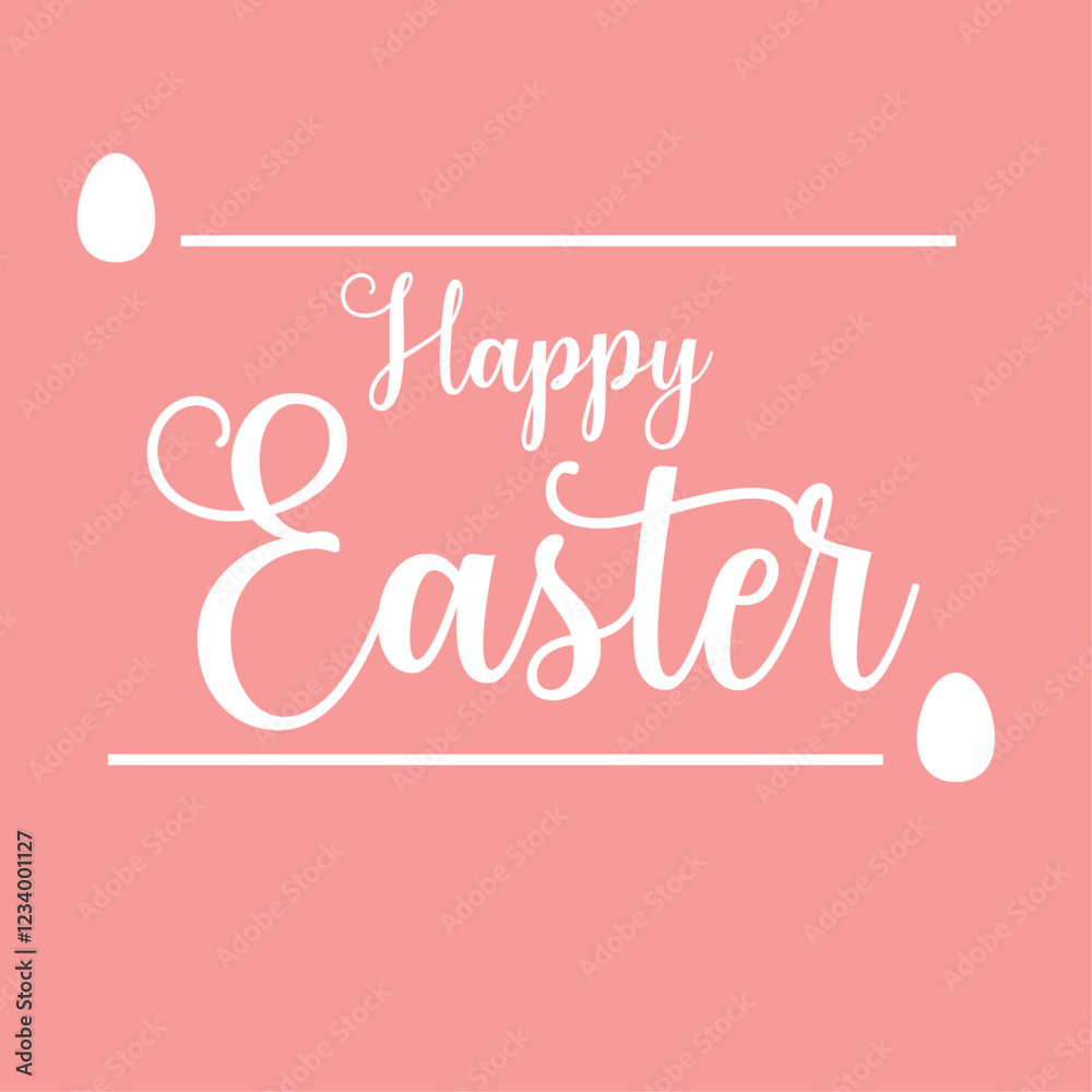 Obraz premium happy easter banner background holiday