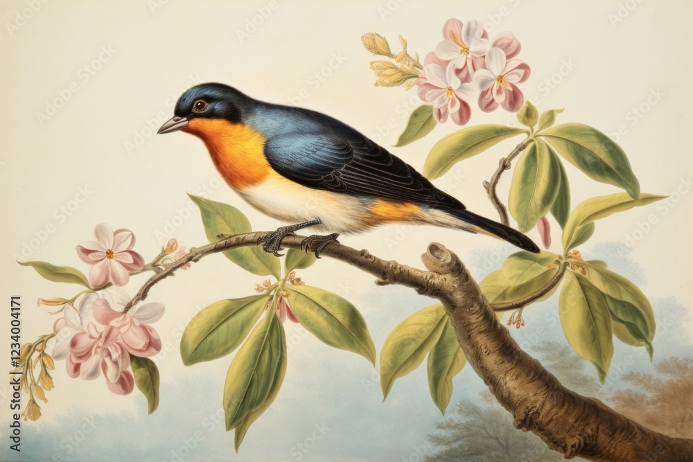 Bird painting animal art.