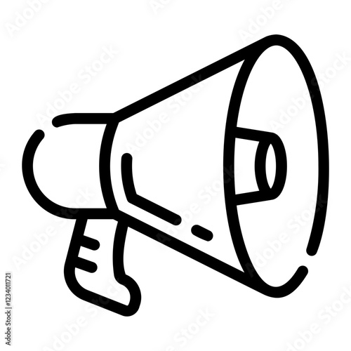 megaphone Line Icon