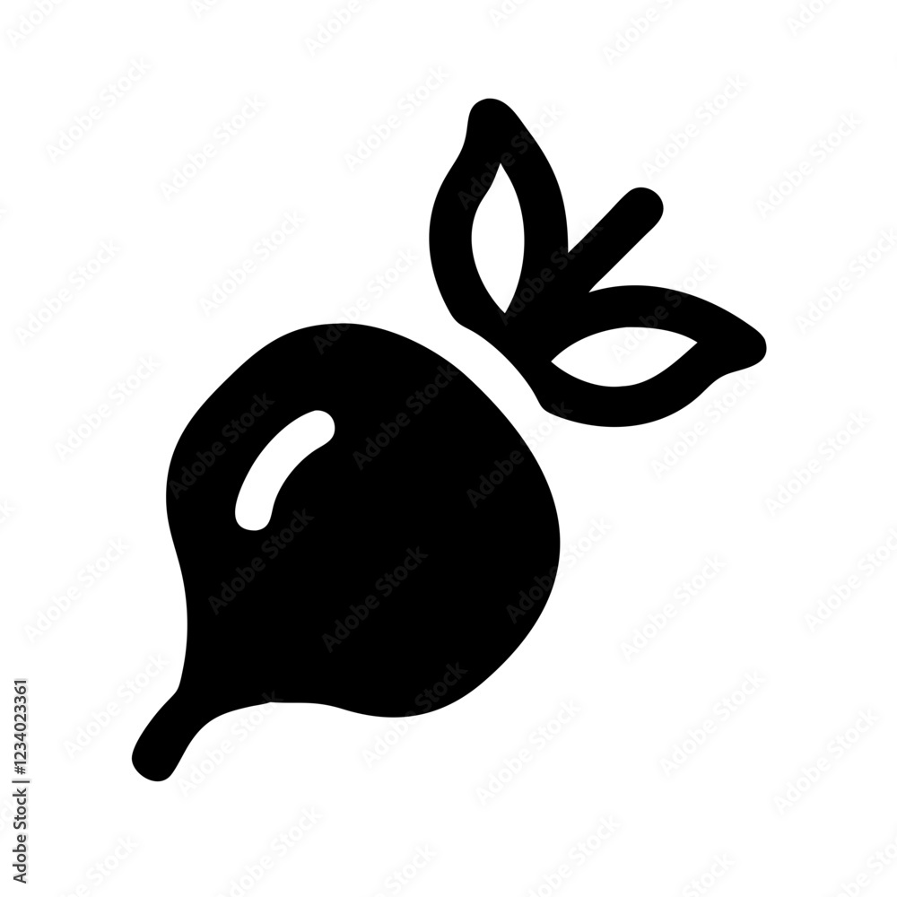 Beetroot Vector Icon for Vegetables and Healthy Eating Representation Beetroot Vector Icon for Vegetables and Healthy Eating Representation