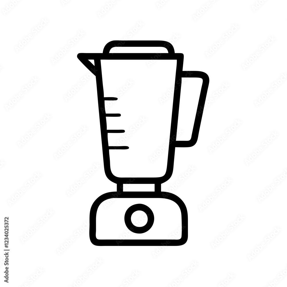Kitchen Blender Vector Icon for Cooking and Food Preparation Kitchen Blender Vector Icon for Cooking and Food Preparation