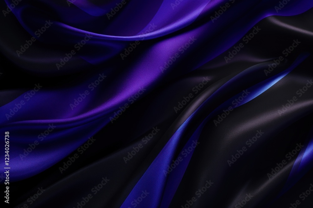 Obraz premium Abstract sculpture blue backgrounds smooth.