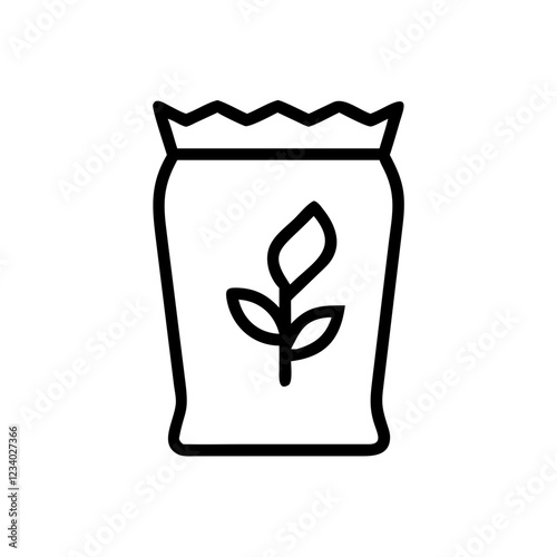 Seed Packet Vector Icon for Gardening and Planting Essentials