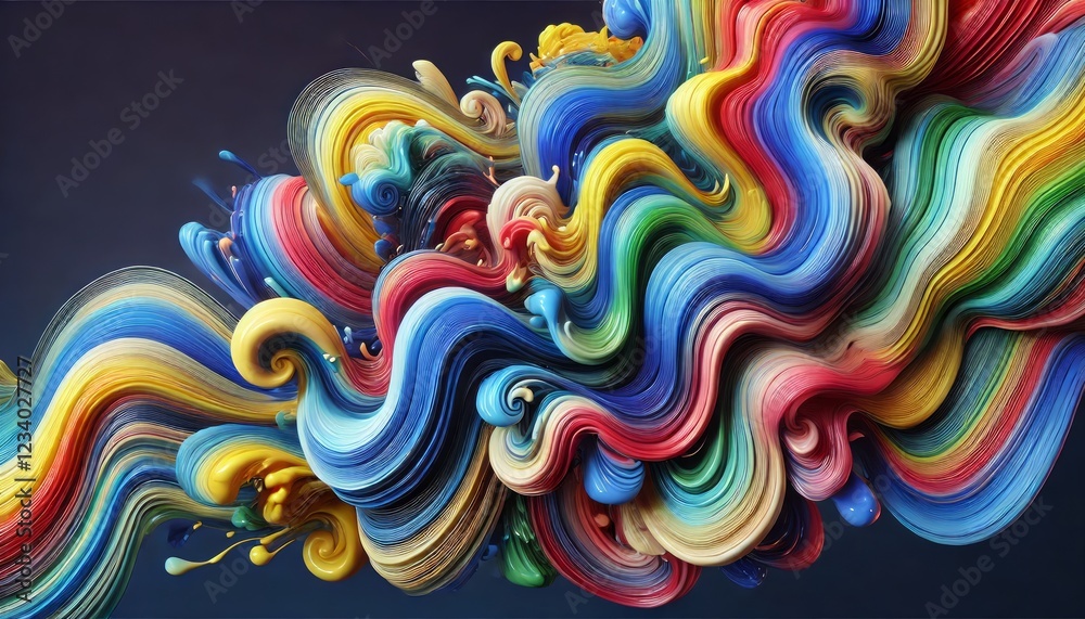 High-Resolution Abstract Fluid Paint Swirls with Vibrant Colors and Dynamic Liquid Patterns - Artistic 16:9 Stock Image High-Resolution Abstract Fluid Paint Swirls with Vibrant Colors and Dynamic Liquid Patterns - Artistic 16:9 Stock Image