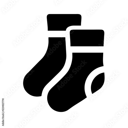 Socks Vector Icon for Comfort and Everyday Wear